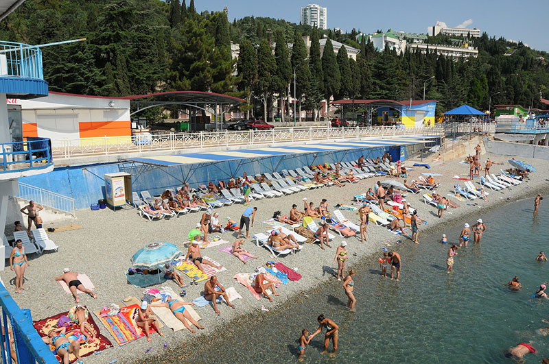 Какие пляжи в городе Алушта в Крыму